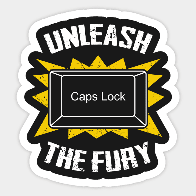 Unleash The Fury Sticker by SolarFlare